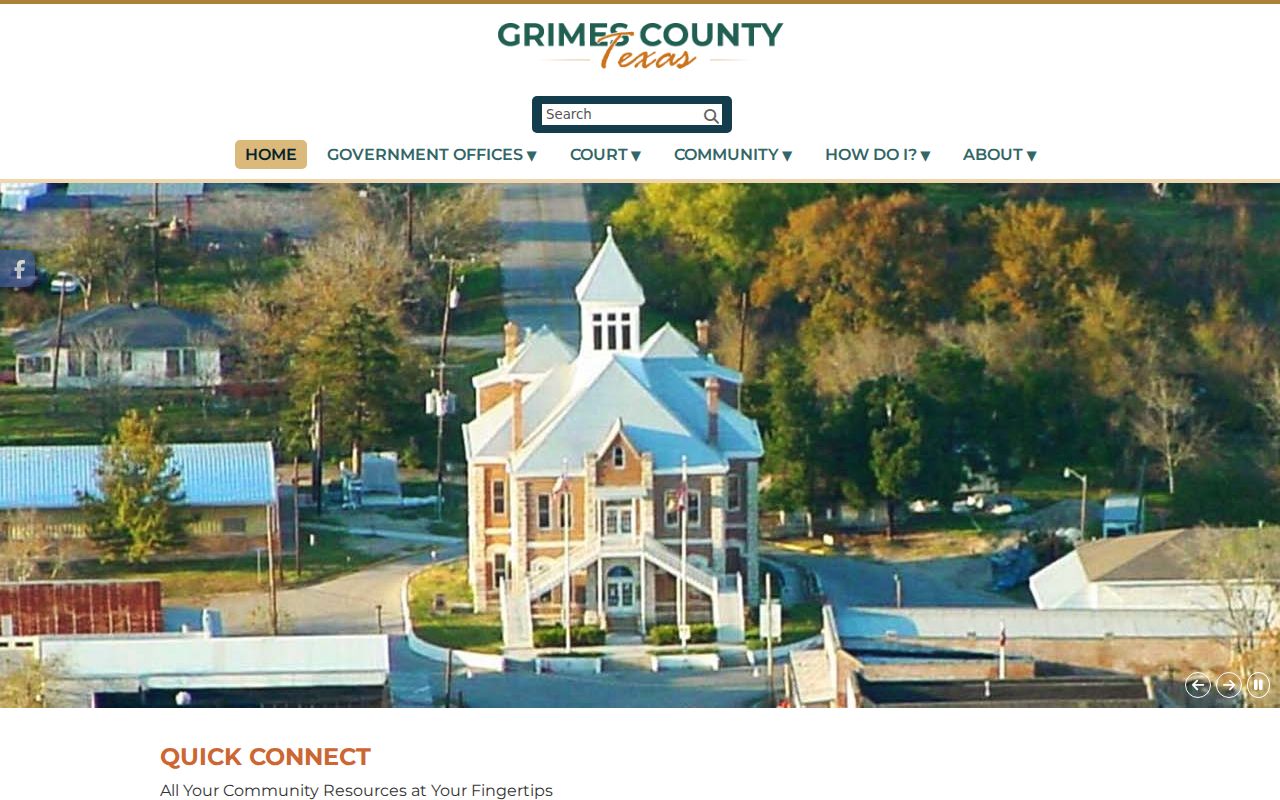 Grimes County criminal records official county homepage